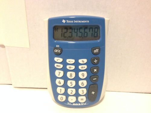 Texas Instruments TI-503SV Handheld Calculator Eight-Digit LCD  EUC