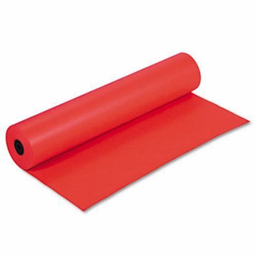 Pacon Duo-Finish Colored Kraft Paper, 35 lbs., 36&#034; x 1000 ft, Flame (PAC63060)