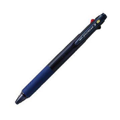 Uni Jetstream 3 Color Ballpoint Multi Pen 0.38 mm Transparent Navy Body