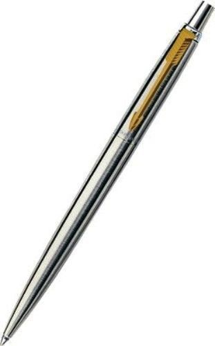 2 x Parker Jotter Stainless Steel GT Ball Pen Code 05