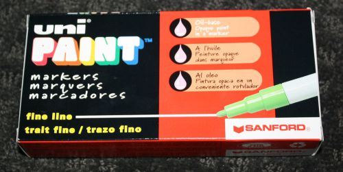Uni-paint blue fine point px-21 12 ct new box sealed markers 63703 oil base for sale