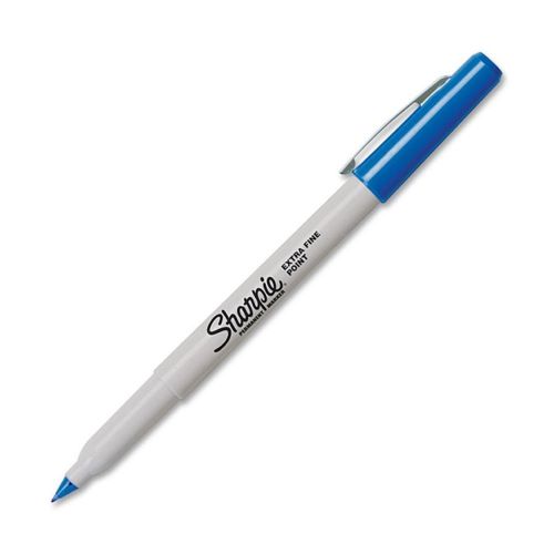 Sharpie Permanent Marker Pen Extra Fine Point Blue