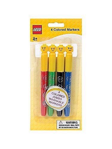 NEW LEGO 4-Pack Colored Markers