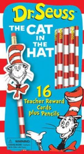 Eureka The Cat in the Hat Pencils With Reward Card Punch-Out Toppers