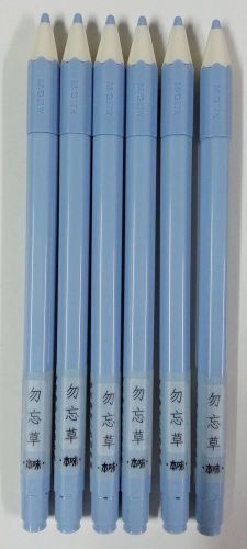 SHANGHAI A6701 0.35mm 6pcs blue ink Gel pen