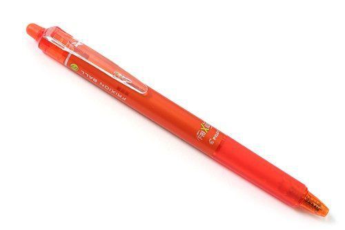 Pilot FriXion Ball Knock Retractable Gel Ink Pen - 0.7 mm - Orange