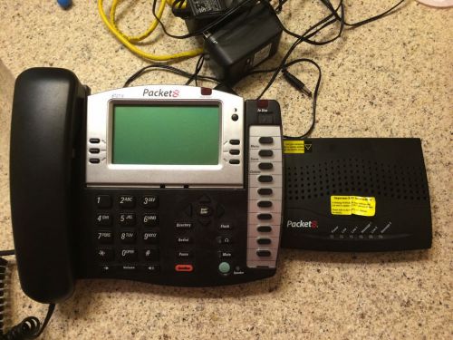 PACKET8 Virtual Office ST2118 VOIP Phone System Desk Unit &amp; BPA430