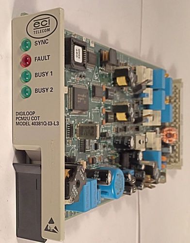 ECI TELECOM DIGILOOP MODULE CARD PCM2U COT 40381Q-I3-L3
