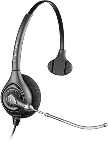 Plantronics hw251 supraplus wideband monaural headset for sale