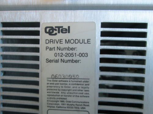 Octel 350 Voicemail 1 GB Hard Drive Module 012-2051-003 Disk Drive