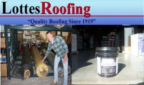 10&#039; x 35&#039; black 60 mil epdm rubber roof w/adhesive by the lottes companies for sale