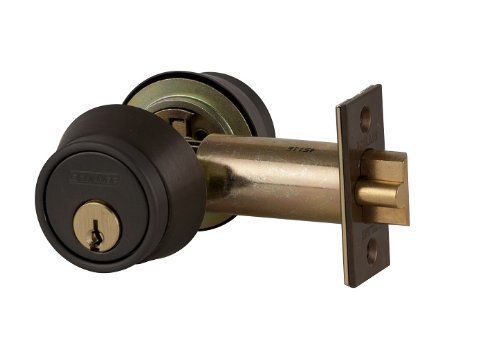 Schlage b252 series double cylinder gatelatch 613 (10b) oil rubbed bronze for sale