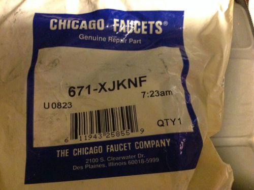 Chicago faucets 671 xjknf metering valve with inline filter screen cartridge qty for sale
