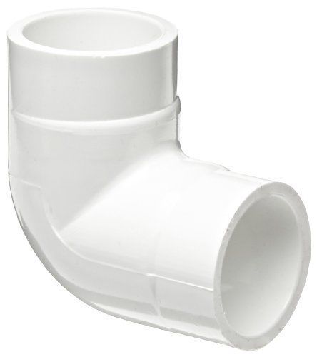 New gf piping systems pvc pipe fitting  90 degree elbow  schedule 40  white  3/4 for sale