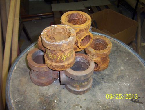 CAST IRON PIPE FITTINGS/2 1/2&#034; x 1 1/4&#034; x 2 1/2&#034; reducing tee