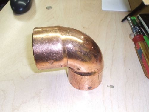 2&#034; x 2&#034; copper 90 degree elbow plumbing sweat fitting, new for sale