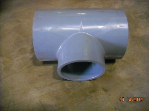 4&#034; x 3&#034; x 4&#034; cpvc tee pipe fitting sch 80 for sale