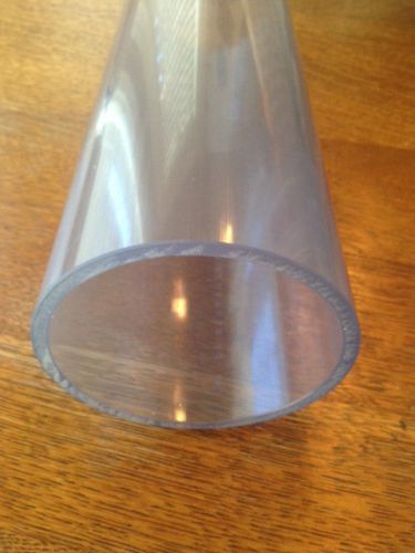 3&#034; X 12&#034; Clear PVC Pipe