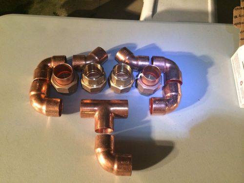 1 1/4&#034; copper sweat fittings for sale