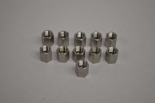 LOT 11 NEW SERTO SO 50020-6.35 056.0200.063 STAINLESS UNION NUT 1/4IN D347982