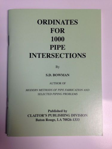 Ordinances For 1000 Pipe Intersections