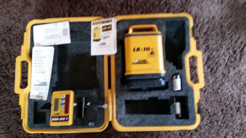 Pre-owned laser alignment level Beacon Model 4900 Series LB-10 with Rodmaster