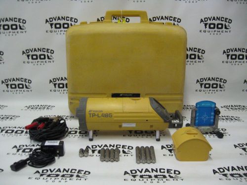Topcon tp-l4bg pipe sewer laser with case &amp; accessories tp-l4 pipe laser for sale