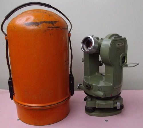 Wild Heerbrugg T1 New Style Optical Vernier Theodolite W/Case for Parts  Repair