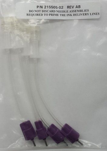 Encad Novajet cartridge needle tubing &amp; septum, 4 New  ( FREE SHIPPING! )
