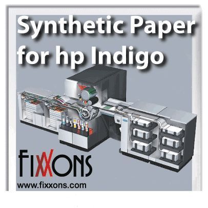 Synthetic paper for hp indigo 13&#034; x 19&#034; (50 sheets) 11 mil for sale