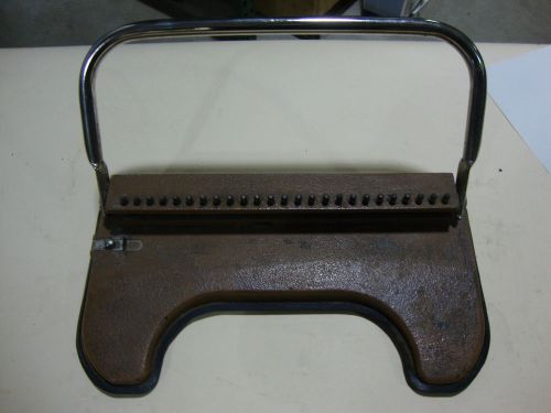 JAMES BURNS PLATE PUNCH
