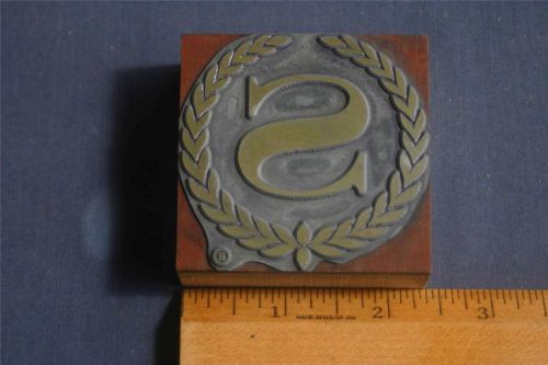 Letterpress Printing Block Sheraton Hotel Emblem Logo 2 1/4&#034;       (005)