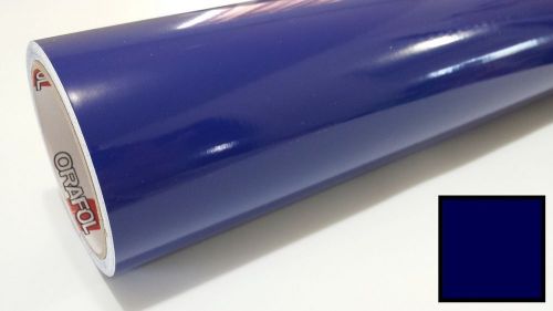Cobalt blue vinyl wrap graphics sticker decal sheet roll overlay craft &amp; cut 24&#034; for sale
