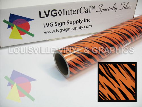 24&#034; wide tiger textured prints -art, craft &amp; graphics cutting vinyl for sale