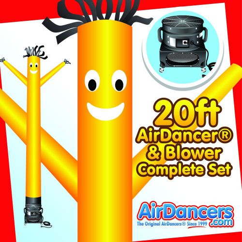 Yellow airdancer® &amp; blower 20ft for sale