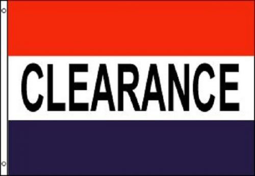 CLEARANCE Flag Store Advertising Banner Business Sale Pennant 3x5 Indoor Outdoor