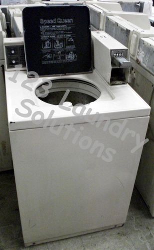 Top load washer 120v stainless steel tub almond speed queen used ea2121la for sale