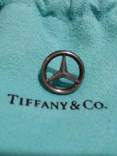 TIFFANY &amp; Co. Mercedes Benz Lapel Pin/TieTac- Sterling Silver - NIB &amp; pouch