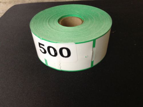 Green thermal 1 across thermal tags printer tags for sale