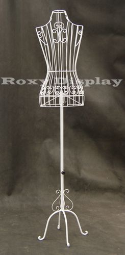 Female Metal Wire Body Form with Antique Metal Base #TY-XY2302W