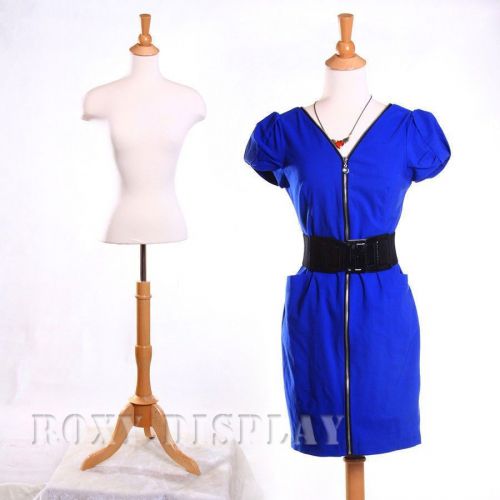 Female foam dress form size 4-6 straight pinnable #jf-22sdd01+bs-01nx for sale
