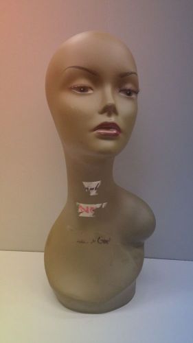 USED MANNEQUIN HEAD WIG HAT DISPLAY HOLDER BUST #8