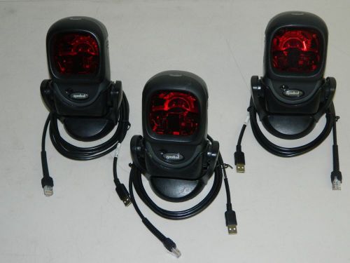 3x Symbol LS 9208 LS9208 Laser Scanner  w/STAND &amp; OEM USB Cable FREE US SHIPPING