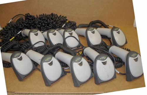 Lot of 10 Hand Held HHP 3800R BAR CODE SCANNER 30205-0066  Tested!~