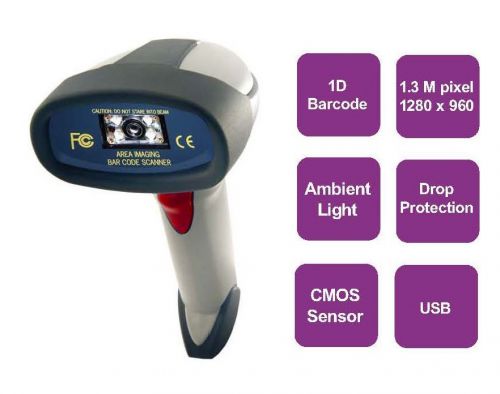 TS-5208 Hand-held Extra Long Range CCD Barcode Scanner Commercial Heavy Duty NEW