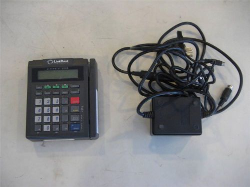 Linkpoint 3000 Credit Card Reader Terminal LP3000 and Power Supply (#4329)