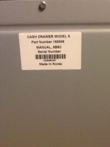 Manual cash drawer (black)