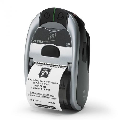 NEW Zebra iMZ220 Mobile Printer w/Bluetooth (M2I-0UB00010-00)