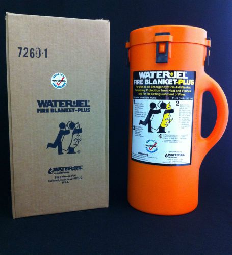 Water Jel Fire Burn Blanket-Plus #7260 New Canister 6&#039;x5&#039; Expired 4/09 Gel Wrap