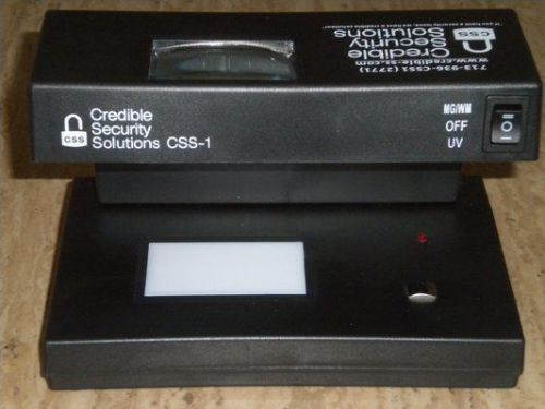 CSS-1 Quad-Counterfeit Detection Unit-Ultraviolet/White light/Magnifying glass a